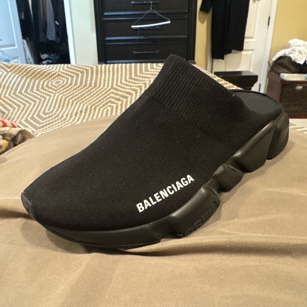 Balenciaga slip in tennis shoes  in excellent condition, worn twice